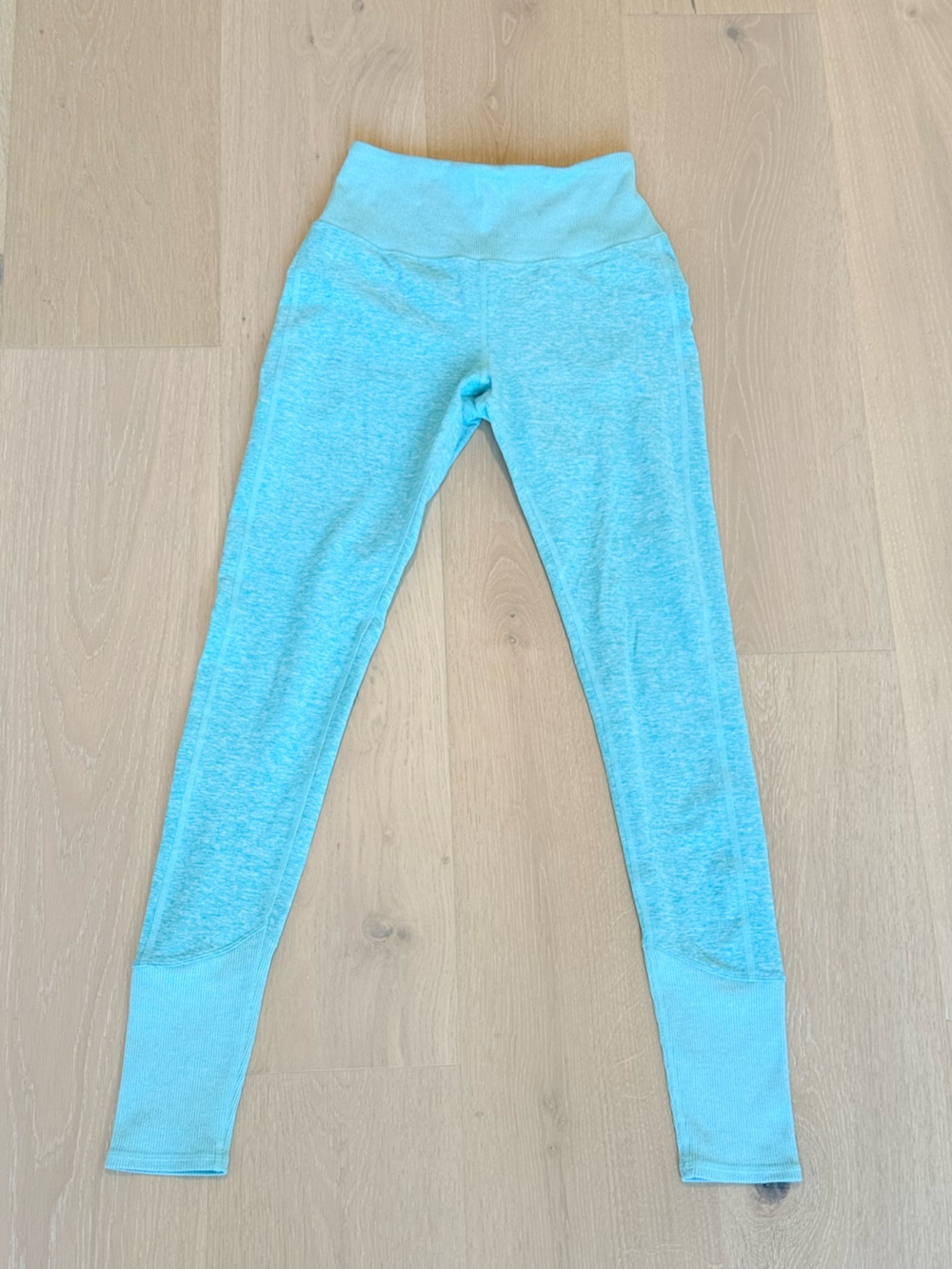Alo Yoga Alosoft High-Waist Goddess Leggings Light Blue Size S
